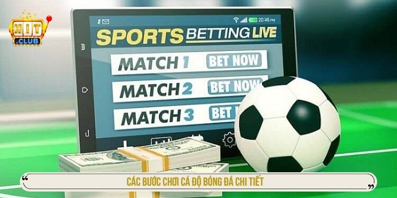 Các bước chơi cá độ bóng đá chi tiết