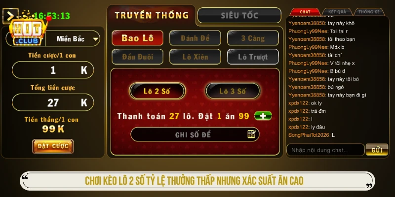 Cách Chơi Xổ Số 3 Miền HITCLUB Và Lưu Ý Cược Thành Công Chơi kèo lô 2 số tỷ lệ thưởng thấp nhưng xác suất ăn cao