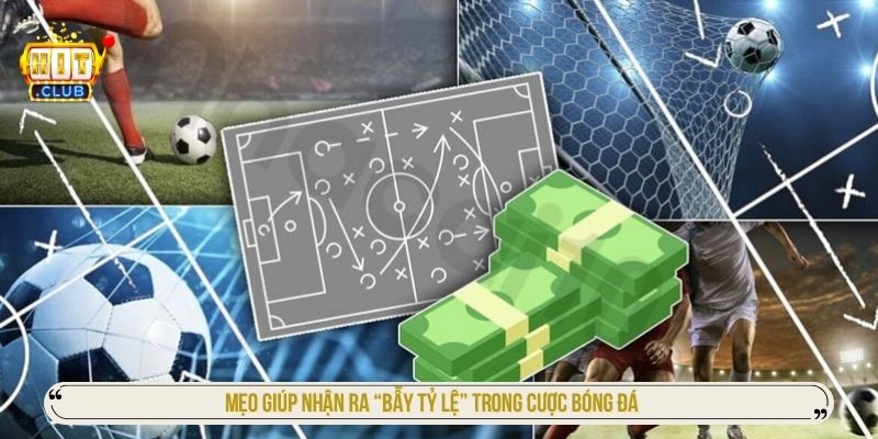 Mẹo giúp nhận ra “bẫy tỷ lệ” trong cược bóng đá